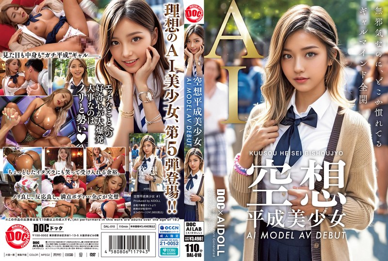 空想平成美少女 AI MODEL AV DEBUT アイキャッチ画像 【無料毎日av-tube】